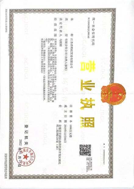 Κίνα SHANGHAI YIHEHUA IMPORT AND EXPORT CO,. LTD Πιστοποιήσεις